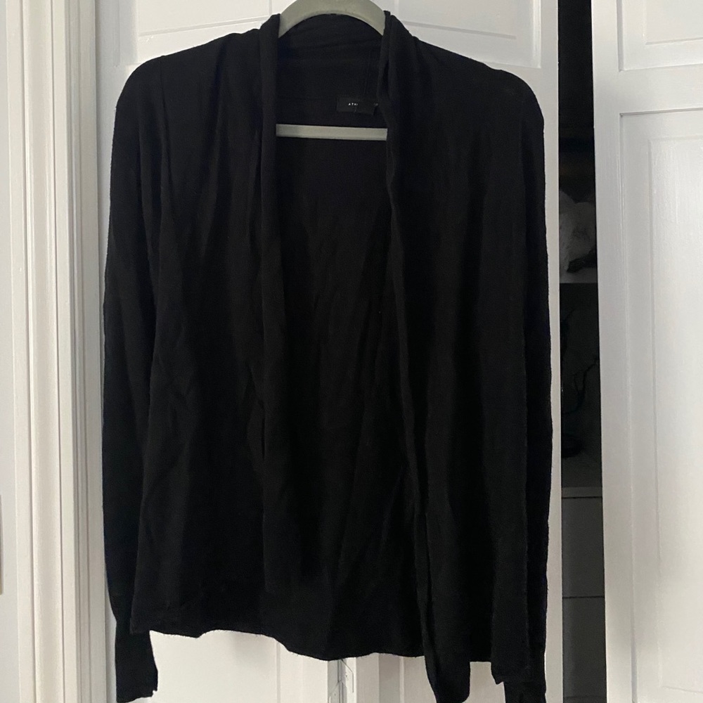 Black cardigan